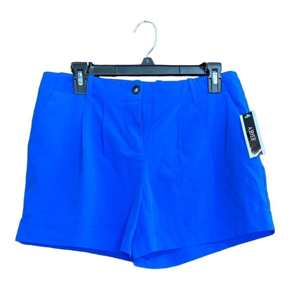 A Byer Blue Tailored Dress Shorts Size 9 NWT